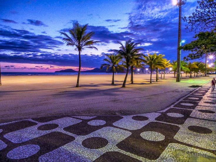Sala Living Em Predio Familiar Na Av Da Praia Santos  Exterior foto